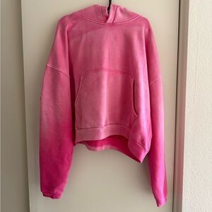 Vibrant Pink Ombre Women's Hoodie